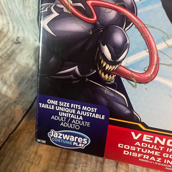 HTF Venomosaurus Adult Inflatable Dinosaur Costume Spiderman by Jazwares - Picture 4 of 12